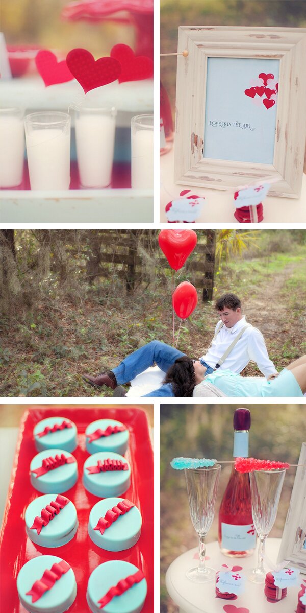 Valentine's Day inspired Engagement | Sky Stone Photography & Twinkle Twinkle Little Party