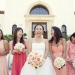 coral anthropologie-inspired wedding by sun and sparrow
