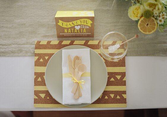 Lemon Yellow Bridal Shower Inspiration | Simply Peachy & Isa Photography