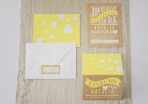 Lemon Yellow Bridal Shower Inspiration | Simply Peachy & Isa Photography