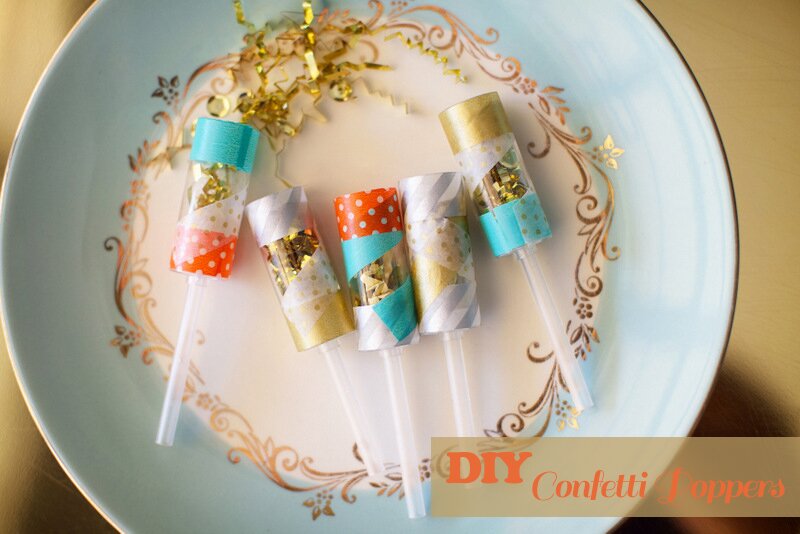 sequin confetti poppers DIY | Oh Lovely Day | photo by Amy Stone