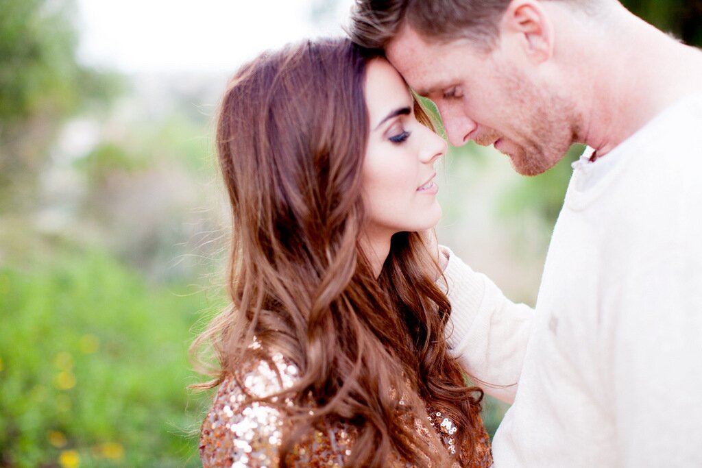 romantic bohemian engagement | Chris & Kristen Photography on Oh Lovely Day