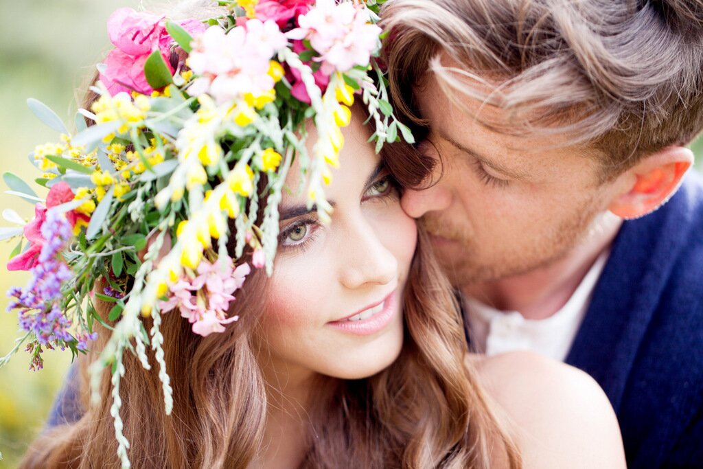 romantic bohemian engagement | Chris & Kristen Photography on Oh Lovely Day