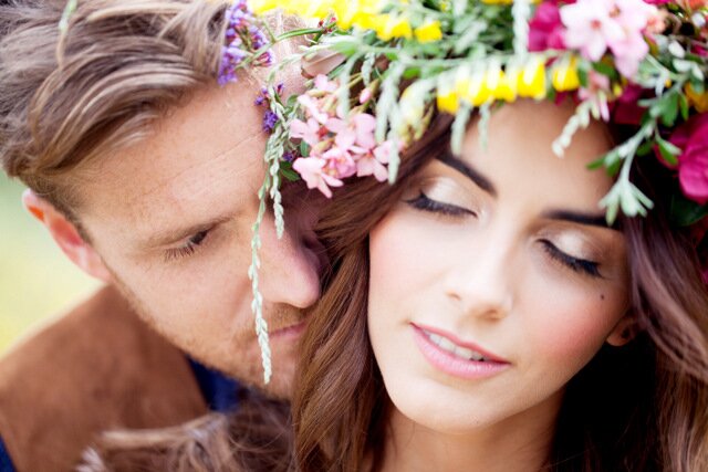 romantic bohemian engagement | Chris & Kristen Photography on Oh Lovely Day