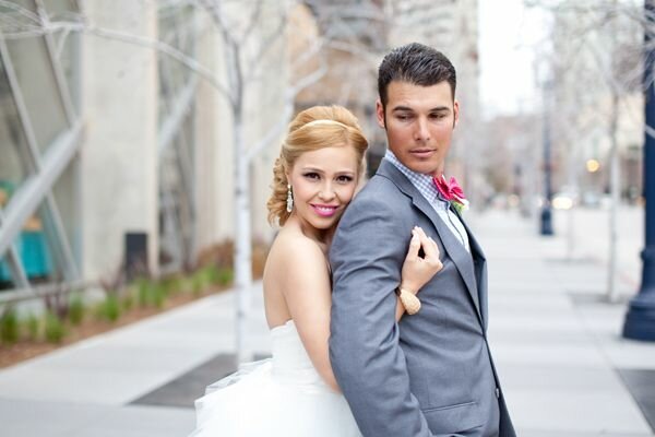 wearing lipstick on your wedding day | Glitter, Inc. on Oh Lovely Day