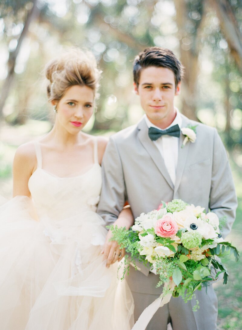 wearing lipstick on your wedding day | Glitter, Inc. on Oh Lovely Day