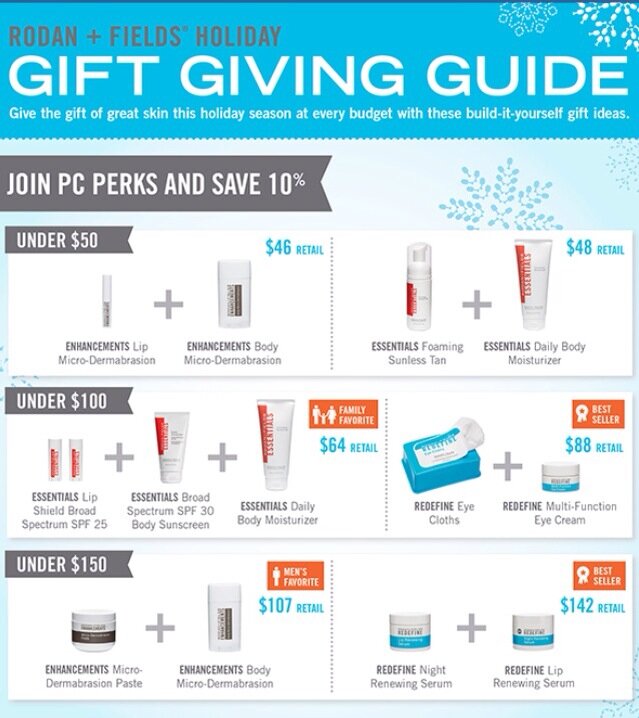 Give the gift of great skin | Rodan & Fields Holiday Gift Guide