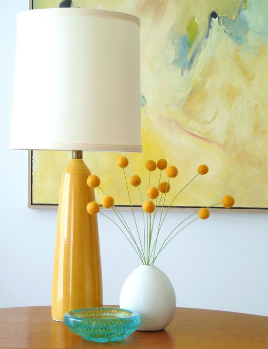 felt balls in interior decor | Oh Lovely Day