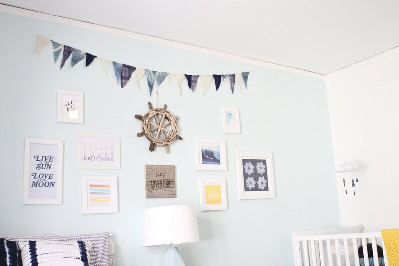 Calvin's California-Inspired Indigo Nursery | designed by Oh Lovely Day 