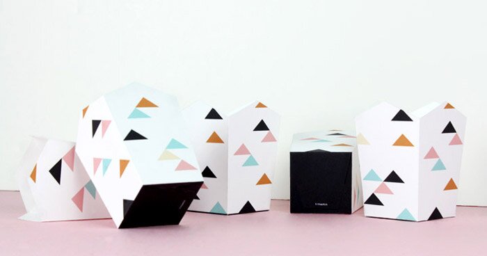 DIY Modern Geometric Party Decor + Printables | Lupa & Pepi on Oh Lovely Day