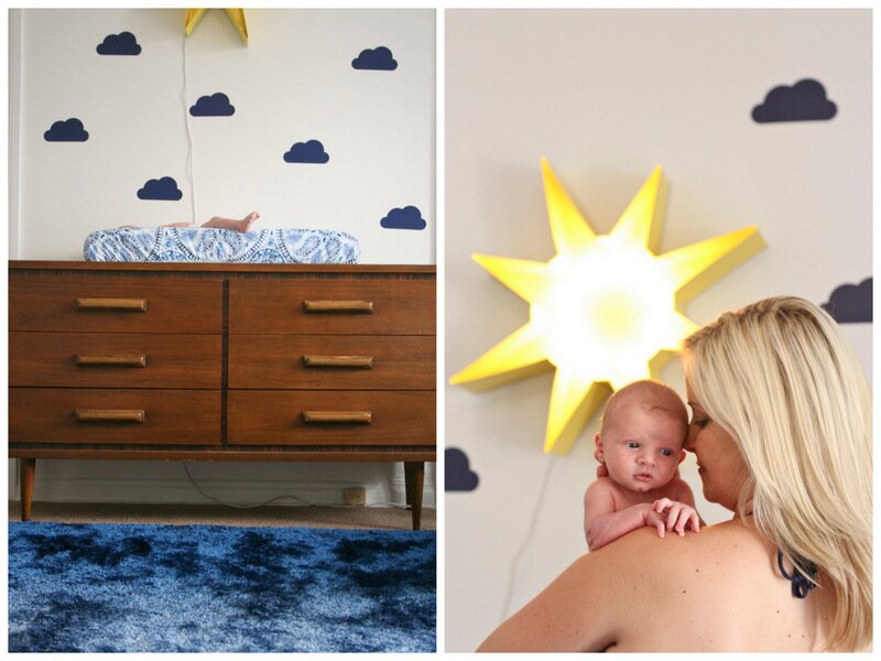 Calvin's California-Inspired Indigo Nursery | designed by Oh Lovely Day 