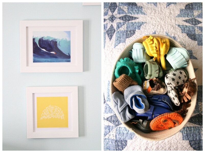 Calvin's California-Inspired Indigo Nursery | designed by Oh Lovely Day 
