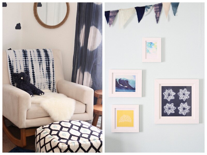 Calvin's California-Inspired Indigo Nursery | designed by Oh Lovely Day 