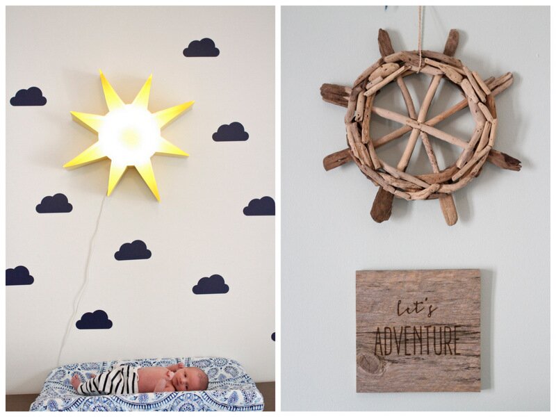 Calvin's California-Inspired Indigo Nursery | designed by Oh Lovely Day 