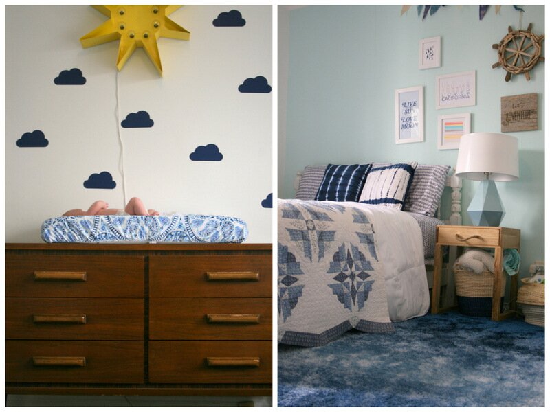 Calvin's California-Inspired Indigo Nursery | designed by Oh Lovely Day 