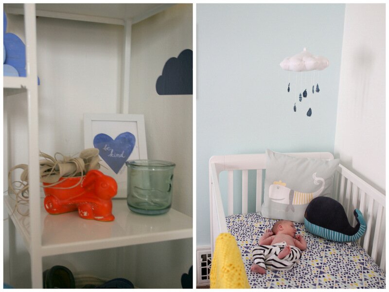 Calvin's California-Inspired Indigo Nursery | designed by Oh Lovely Day 