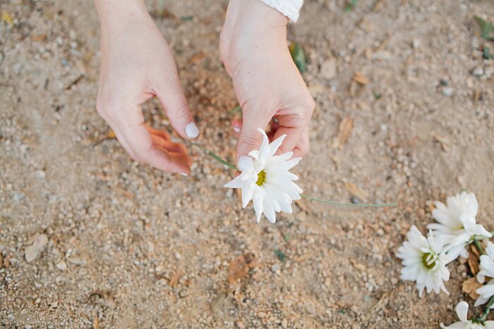 Daisy Chain Floral Crown | MV Florals & Megan Welker | Oh Lovely Day