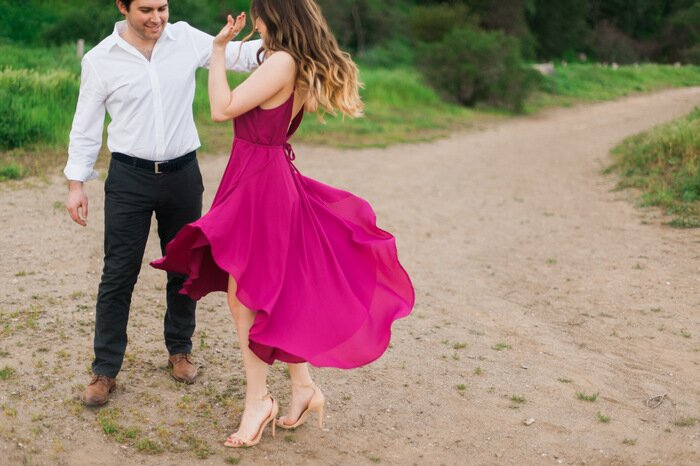Spring Southern California Engagement | Heidi Ryder Photography on Oh Lovely Day