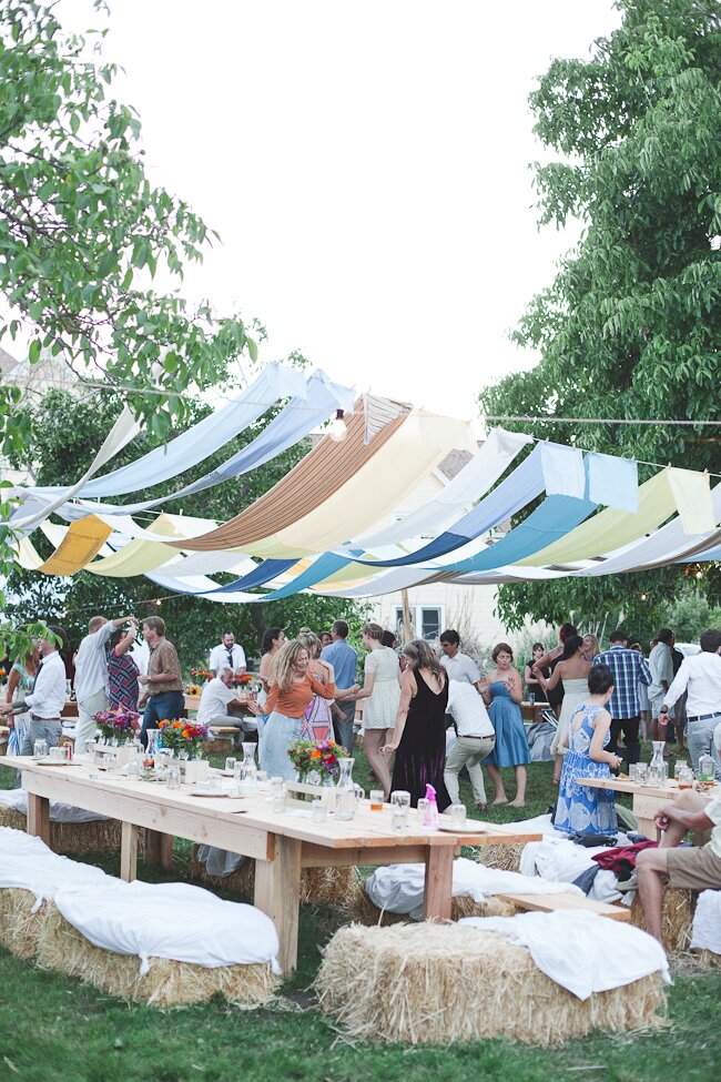 Summer Backyard BBQ Wedding | Juliet Ashley Photography on Oh Lovely Day