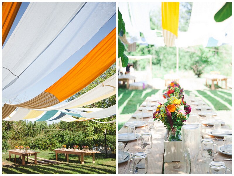 Summer Backyard BBQ Wedding | Juliet Ashley Photography on Oh Lovely Day