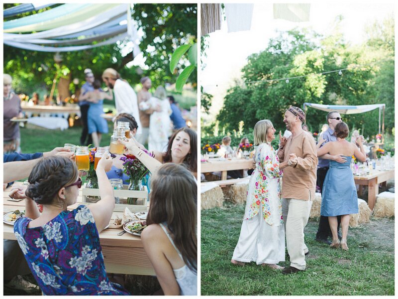 Summer Backyard BBQ Wedding | Juliet Ashley Photography on Oh Lovely Day