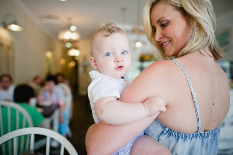 Oh Lovely Day gender reveal at Milk Jar Cookies | photos by Hazelnut Photography & Film by SparkStory