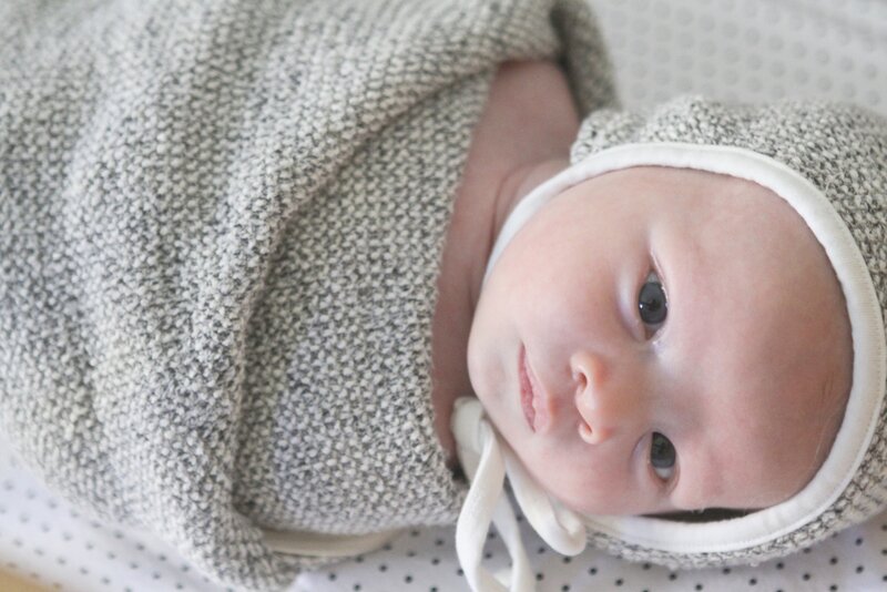 Quincy's Newborn Session + brother photos | Oh Lovely Day