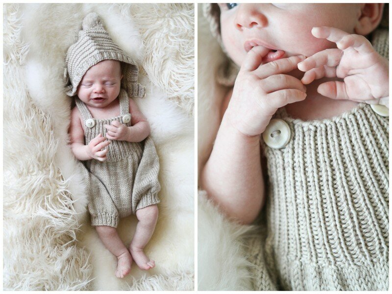 Quincy's Newborn Session + brother photos | Oh Lovely Day